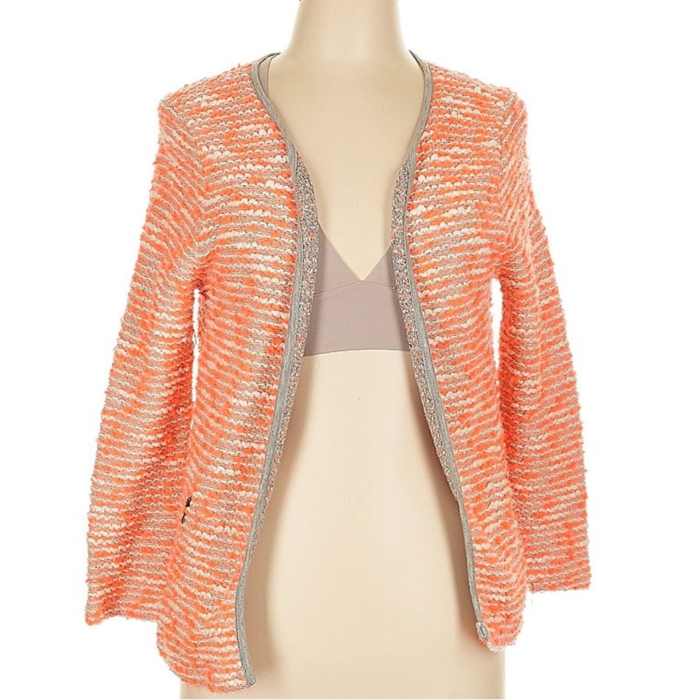 ASOS Orange and White Cardigan